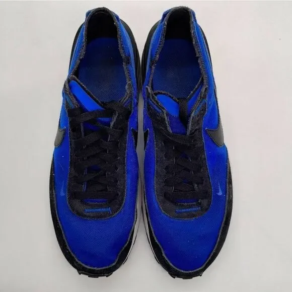 Nike‎ Waffle One Running Sneakers Mens Size 8 Blue Black White Retro Shoes